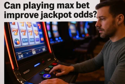 Can playing max bet improve jackpot odds
