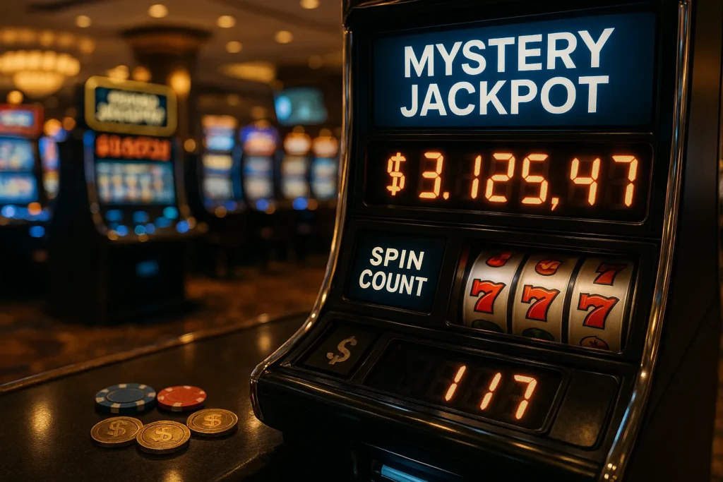 Do mystery jackpots follow spin count? Do mystery jackpots follow spin count?