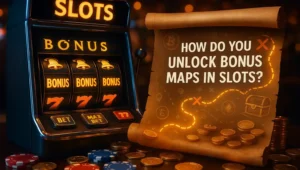 How do you unlock bonus maps in slots